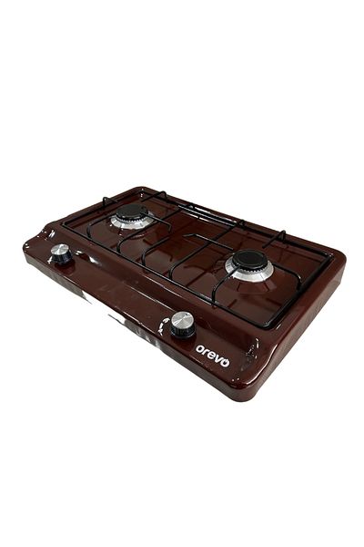 HARLEM Orevo 2-burner gas stove with cylinder