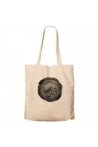 Z zepplin Sepultura Quadra Cream Zippered Cloth Bag Gabardine