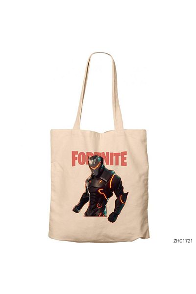 Z zepplin Geantă din pânză cu fermoar Fortnite Omega Skin Cream Gabardine