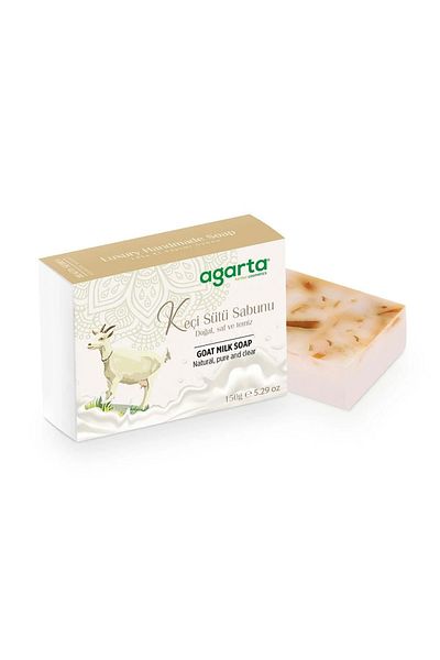 MBB ETİCARET Agarta Handmade Beauty Soap 150 Gr Goat Milk