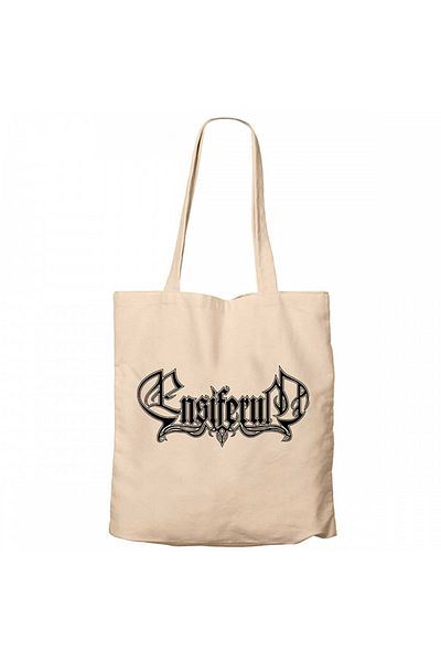 Z zepplin Ensiferum Logo Cream Τσάντα με φερμουάρ Gabardine