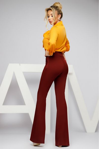 Atmosphere Fashion Burgundy straight pants