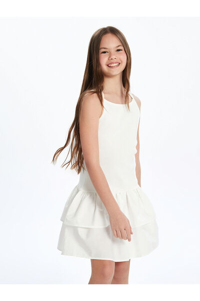 LC Waikiki četvrtasti izrez Devojčina haljina