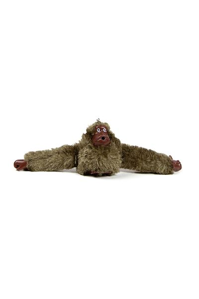 Newish Polo Monkey Plush Toy Bag and Wallet Accessory Keychain - Khaki