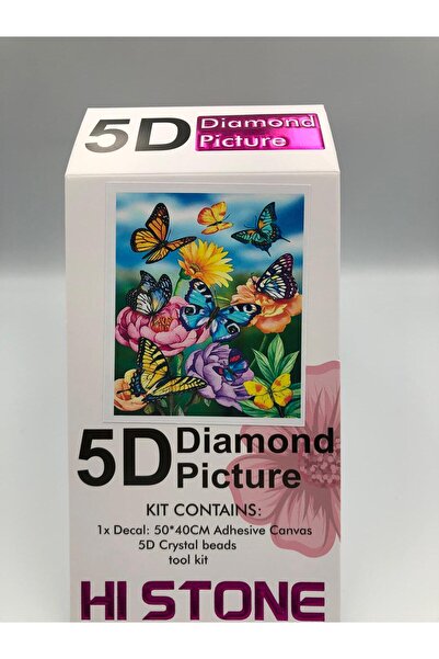 DUCK HOBY 50x40 Boncuklu Taş İşleme Mozaik Elmas Goblen Tablo Resim Boncuk Pu...