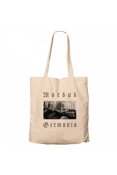 Z zepplin Marduk Germania Cream Zippered Cloth Bag Gabardine
