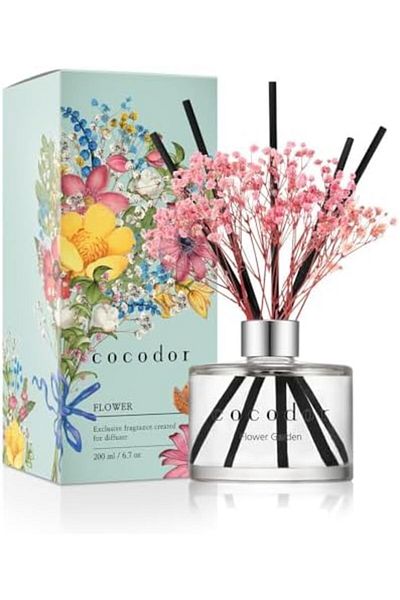 cocod'or Preserved Flower Reed Diffuser/Flower Garden/6.7oz/1 Pack