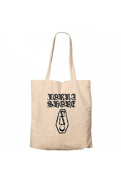 Z zepplin Lorna Shore Fflesh Coffin Cream Zippered Cloth Bag Gabardine