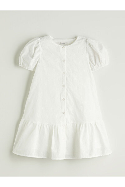 LC Waikiki LCW Kids Rochie pentru fetiță cu decolteu floral (S5)