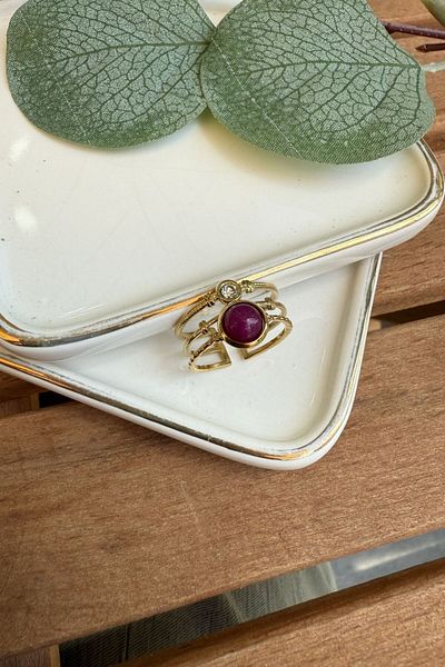 My Joyas Design Steel Ethnic Series Ring