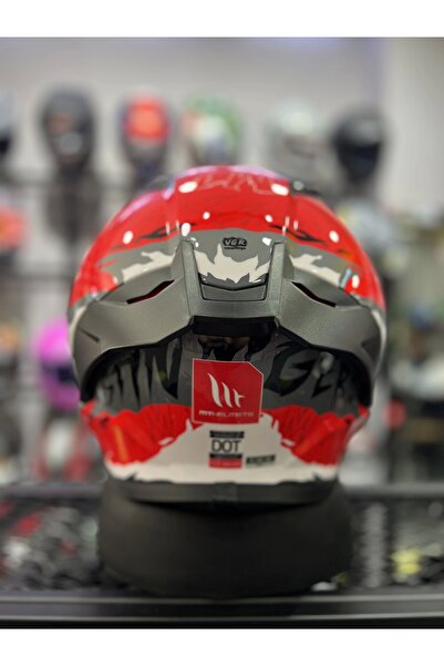 MT Helmets Stinger 2 Ardent C5 Kask şeffaf vizör ile geliyor