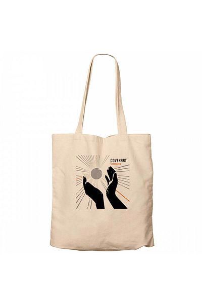 Z zepplin Covenant Skyshaper Cream Zippered Cloth Bag Gabardine