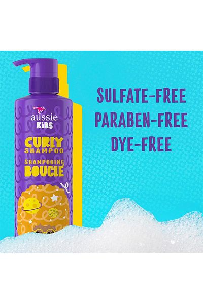 Aussie Kids Moisturizing Shampoo for Children with Curly Hair 475ml