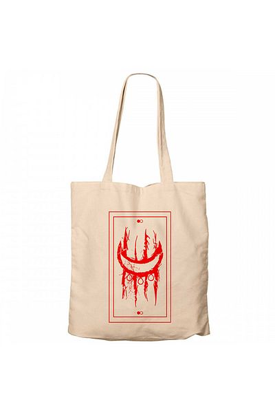 Z zepplin Signs of the Swarm Album Cream Zippered Cloth Bag Gabardine