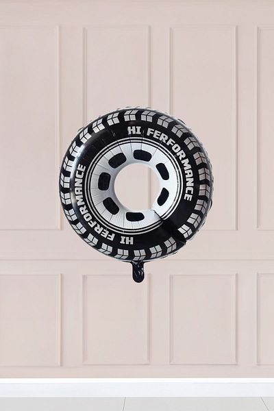 Atölye Mi Racing Car Wheel Hollow Model Foil Balloon