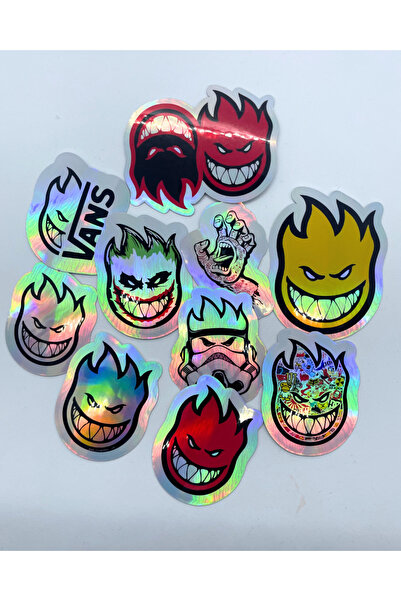 Studio D arte DIY KIT Set de autocolante cu hologramă rezistentă la apă, cască, termos, laptop, autocolant pentru telefon