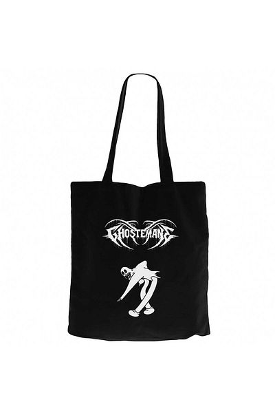 Z zepplin Ghostemane Classic Black Zippered Cloth Bag Gabardine
