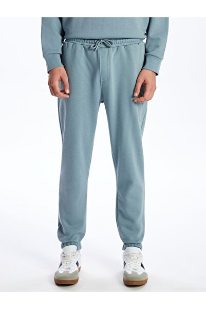 LC Waikiki Ανδρικό παντελόνι Jogger με χοντρό κορμό μπλε Standard Fit