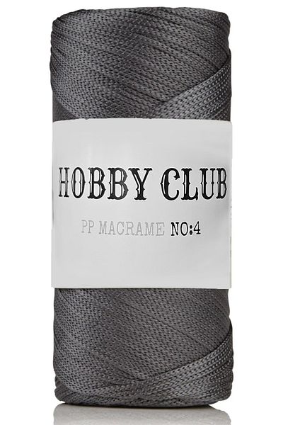 hobby club Premium 200 γραμμάρια Πολυεστερικό νήμα Μακραμέ Καπνιστό 069 2 Mm - 230 Μέτρα