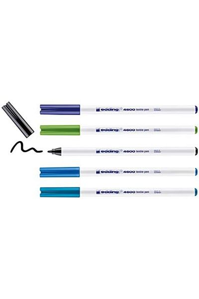 Mena Rise Diyar-Ifırsatshop 4600 Textile Pen - Black, Blue, Light Blue, Light Green, Song Blue - 5'