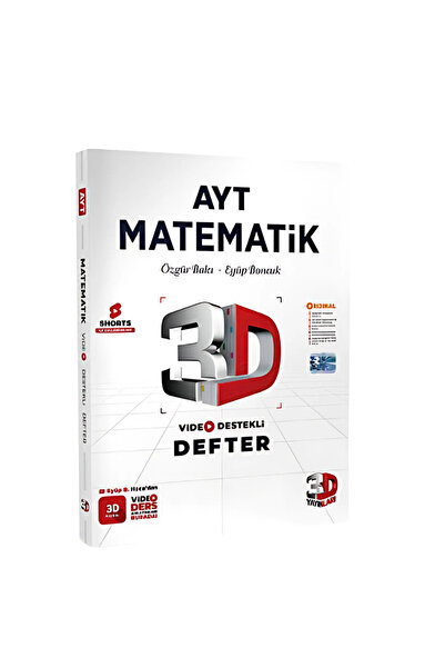 Doktrin Yayınları 2026 Ayt Matematik Seti ( 3d Ayt Matematik Vdd Sıfırdan Sonsuza Ayt Matematik Soru Bankası)