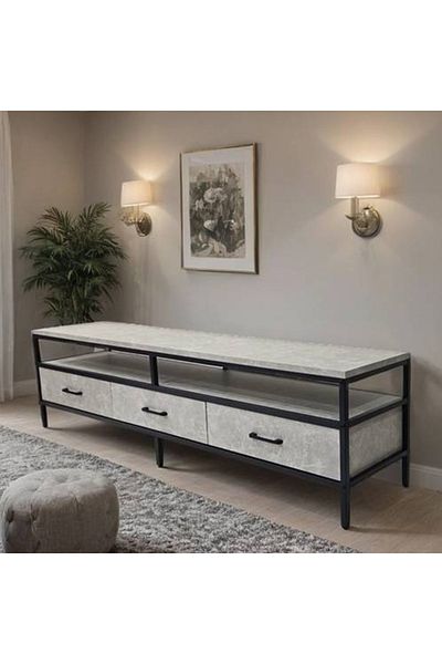 DEC11 180cm TV table with elegant and luxurious design