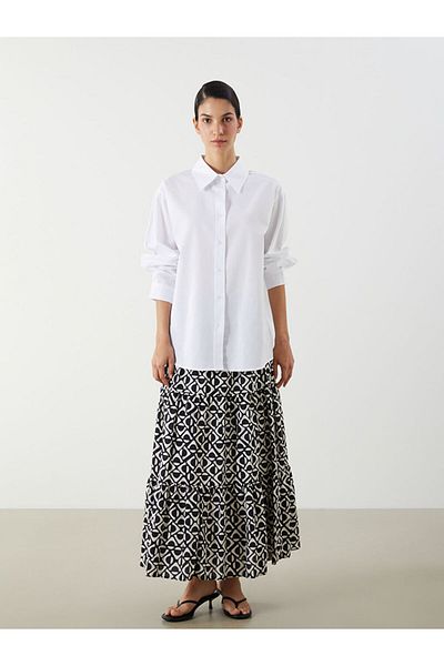 LC Waikiki New Season Oversize Poplin Women's Shirt Tunic - S5P267Z8