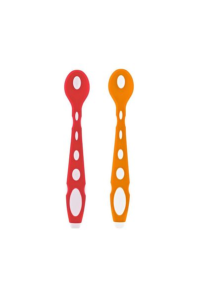 MBB ETİCARET BabyJem Silicone Food Spoon 563 Orange Red