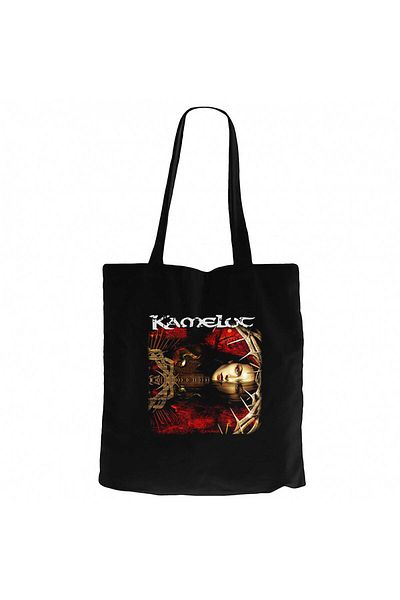 Z zepplin Kamelot the Black Halo Black Zippered Cloth Bag Gabardine