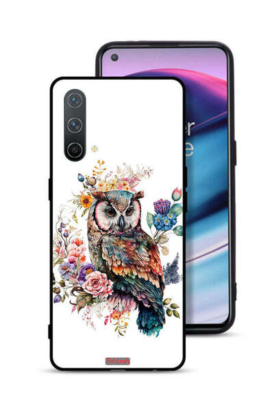 Tolwak غطاء حماية لهاتف OnePlus Nord CE 5G بتصميم بومة فنية تجريدية