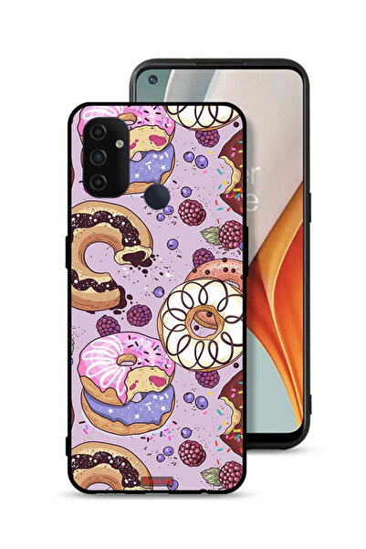 Tolwak OnePlus Nord N100 Protective Case Cover Donuts Art