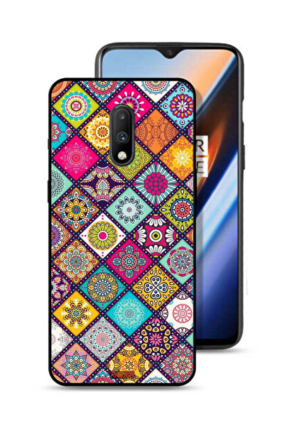 Tolwak غطاء حماية لهاتف OnePlus 7 بنمط مربعات ماندالا