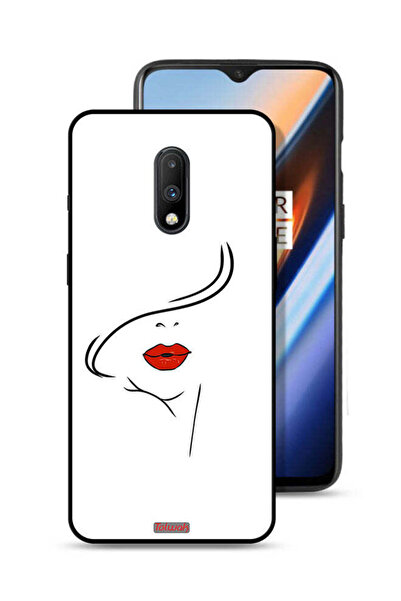 Tolwak غطاء حماية لهاتف OnePlus 7 برسومات وجه فتاة