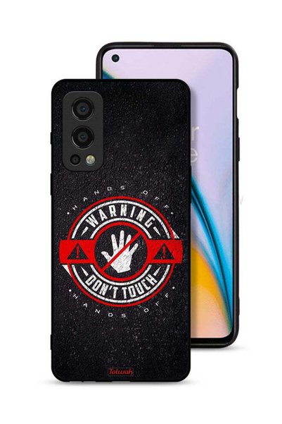 Tolwak OnePlus Nord 2 5G Protective Case Cover Warning Do Not Touch