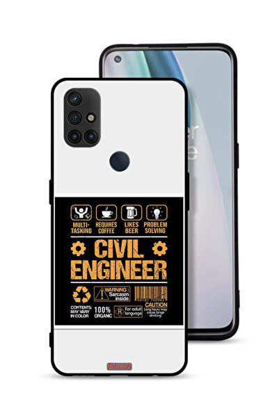 Tolwak غطاء حماية لهاتف OnePlus Nord N10 5G، ملصق مهندس مدني