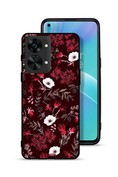 Tolwak غطاء حماية لهاتف OnePlus Nord 2T 5G بنقشة زهور صغيرة وأوراق استوائية