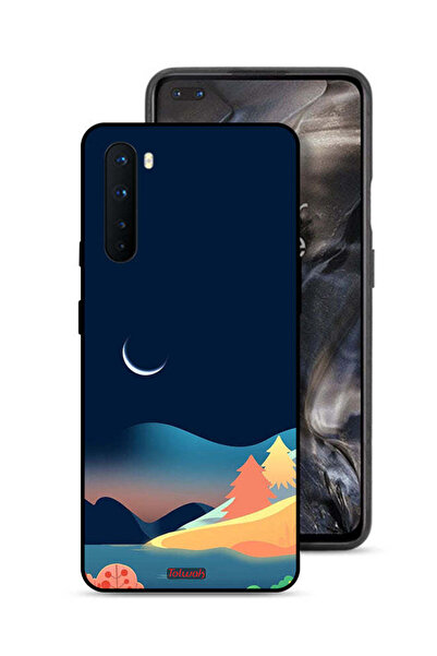 Tolwak غطاء حماية لهاتف OnePlus Nord - رسم تجريدي للقمر
