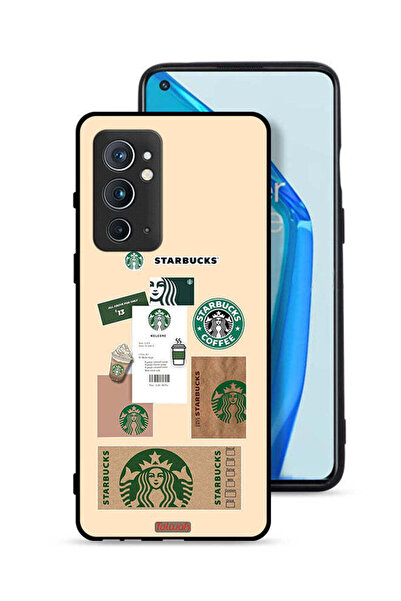 Tolwak غطاء حماية لهاتف OnePlus 9RT 5G بملصق قهوة