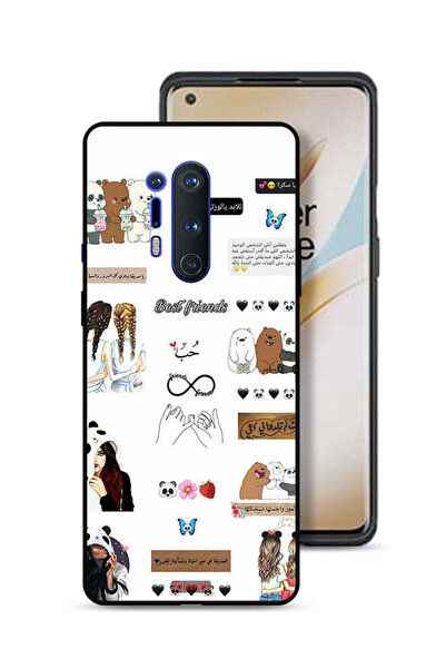 Tolwak غطاء حماية لهاتف OnePlus 8 Pro مع اقتباسات وملصقات باللغة العربية