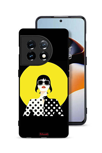 Tolwak غطاء حماية لهاتف OnePlus 11 5G بتصميم فتاة أنيقة