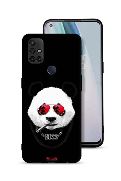 Tolwak غطاء حماية لهاتف OnePlus Nord N10 5G بتصميم Boss Panda