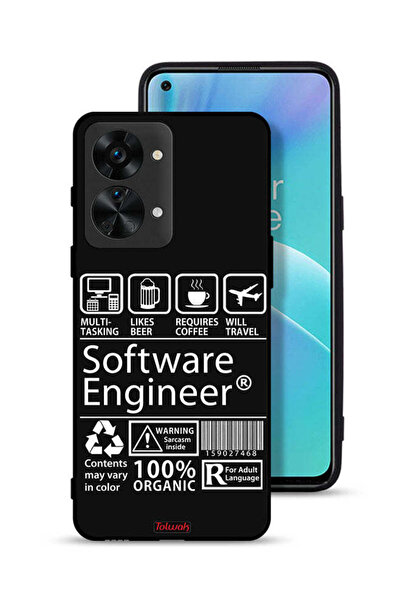 Tolwak غطاء حماية لهاتف OnePlus Nord 2T 5G، ملصق مهندس برمجيات
