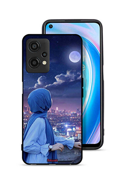 Tolwak غطاء حماية لهاتف OnePlus Nord CE 2 Lite 5G بطبعة فتاة محجبة تنظر إلى ا...