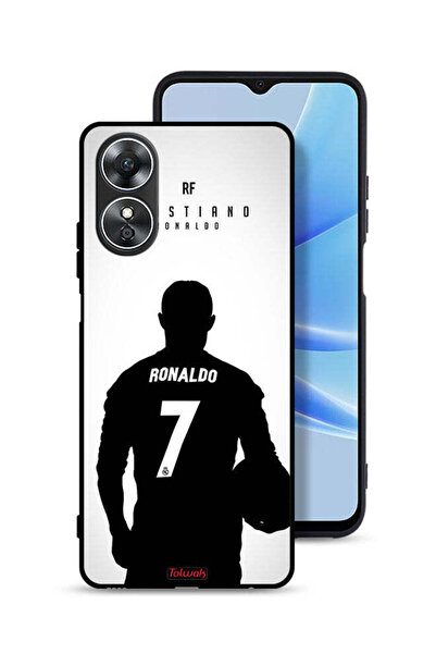 Tolwak غطاء حماية Oppo A17 بقناع كريستيانو رونالدو