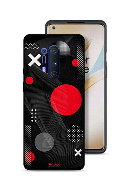 Tolwak غطاء حماية لهاتف OnePlus 8 Pro بنمط دائري ومتقاطع