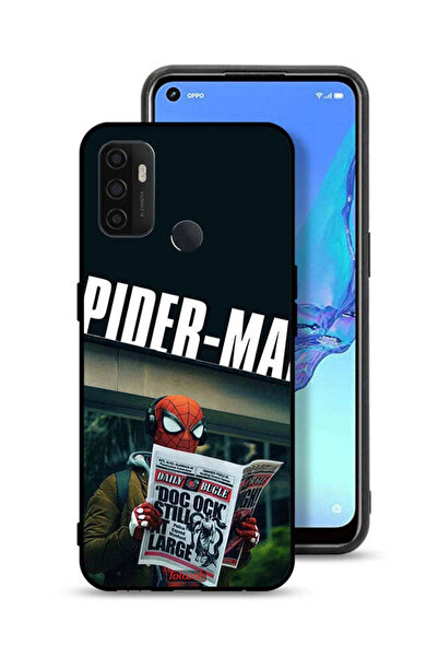 Tolwak غطاء حماية لهاتف Oppo A53 4G بطبعة سبايدرمان يقرأ جريدة