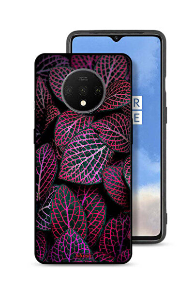 Tolwak غطاء حماية لهاتف OnePlus 7T بنقشة أوراق سالجا