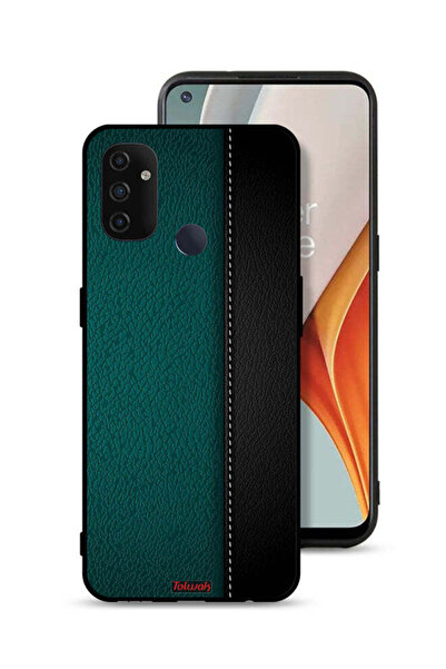 Tolwak غطاء حماية جلدي بنمط هندسي لهاتف OnePlus Nord N100