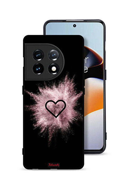 Tolwak غطاء حماية لهاتف OnePlus 11 5G بتصميم قلب لامع