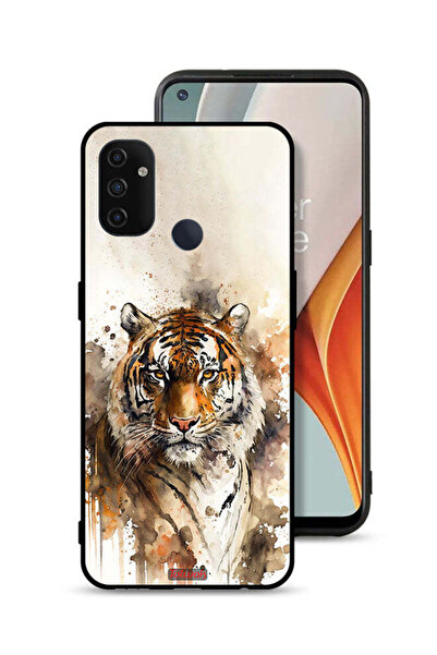 Tolwak غطاء حماية لهاتف OnePlus Nord N100 بنقشة فن الفهد التجريدي